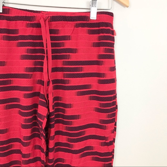 Josie Natori small Lounge Sleep Pajama Pants Red Purple - Picture 2 of 6